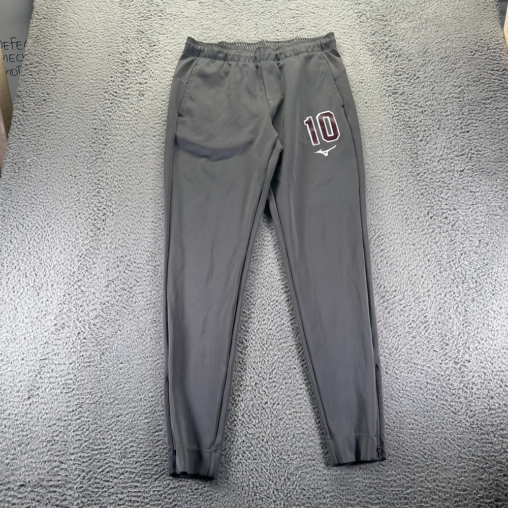 Mizuno Pant Womens L Gray Jogger‎ Tapered Athletic Sports Basketball Performance